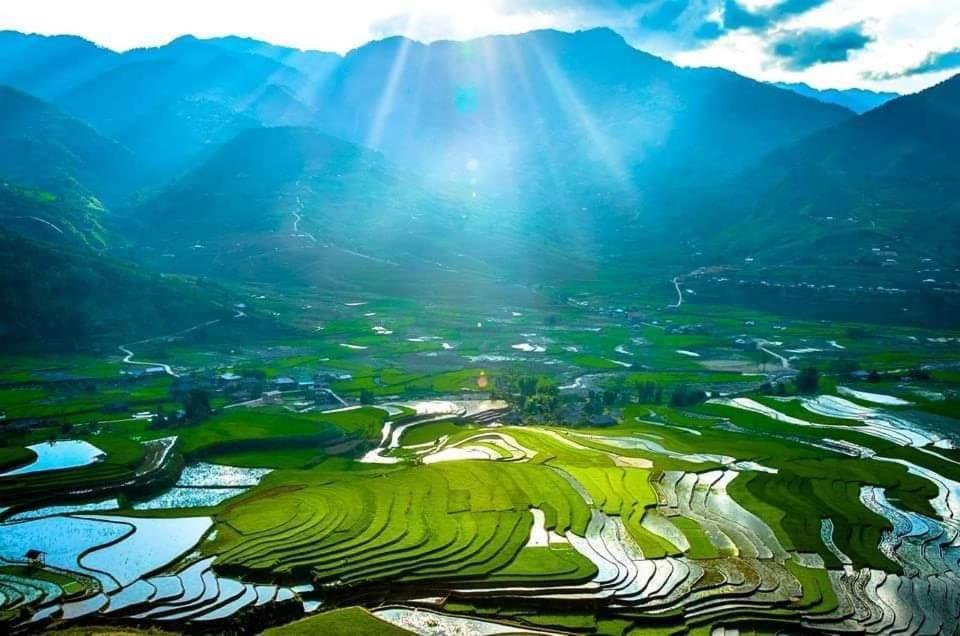 Hoa Son Tra Hotel Mu Cang Chai エクステリア 写真
